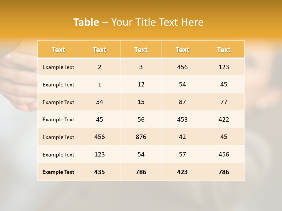 Arrangement Smile Partner PowerPoint Template