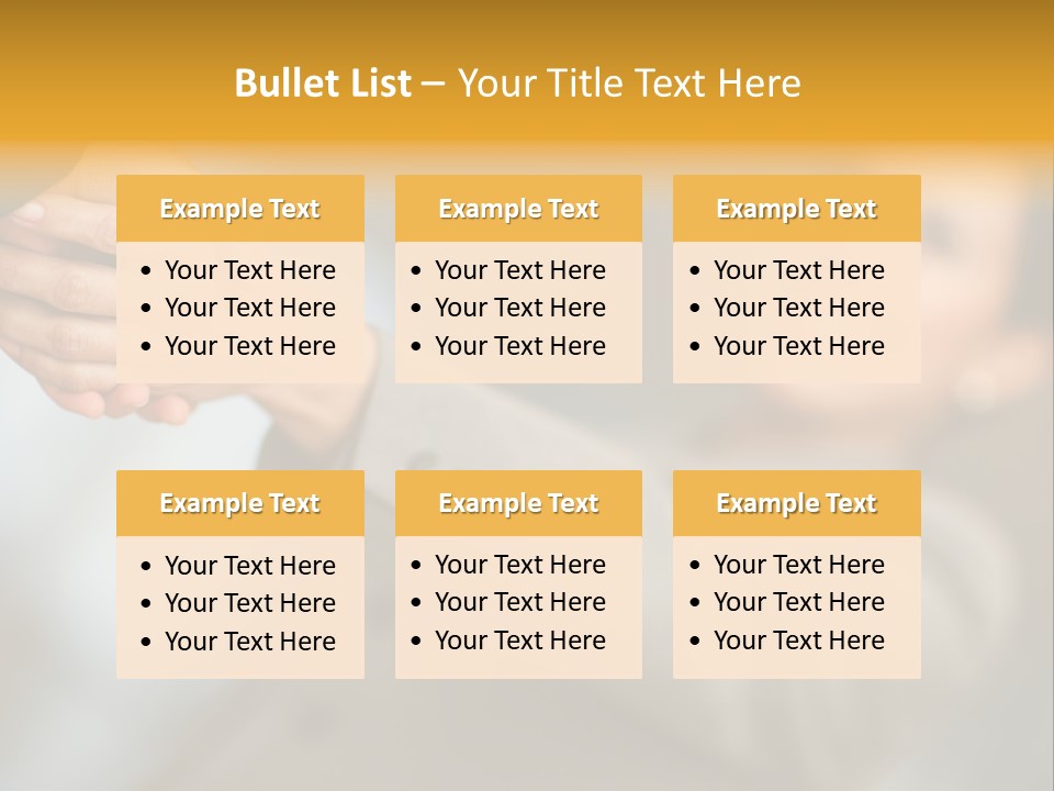 Arrangement Smile Partner PowerPoint Template