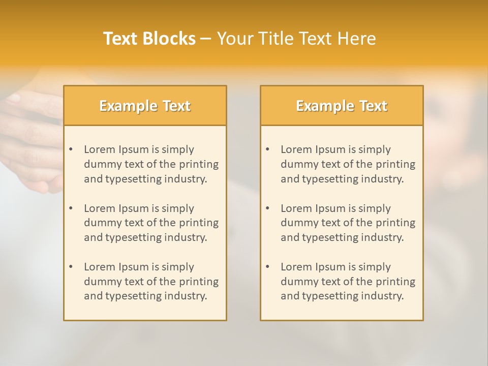 Arrangement Smile Partner PowerPoint Template