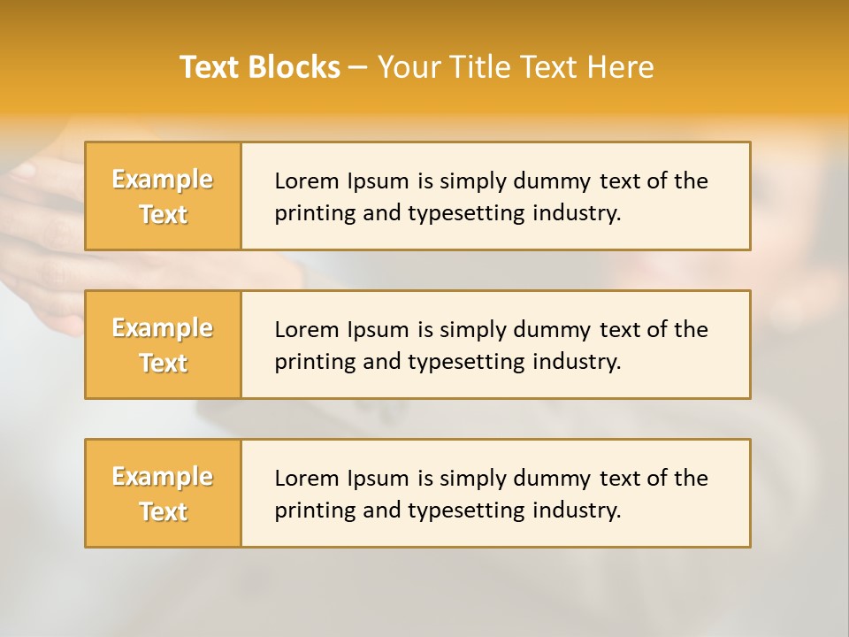 Arrangement Smile Partner PowerPoint Template