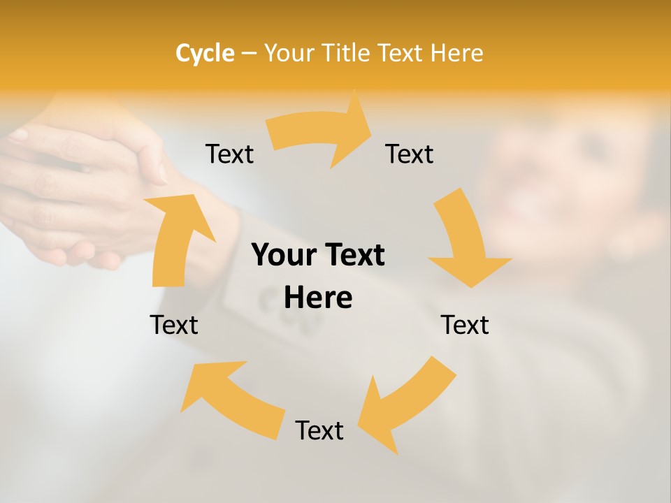 Arrangement Smile Partner PowerPoint Template