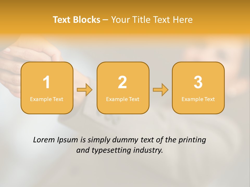 Arrangement Smile Partner PowerPoint Template