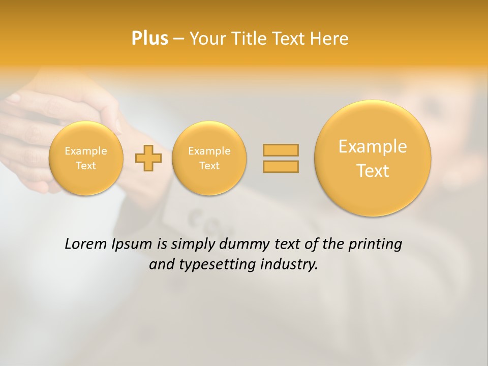 Arrangement Smile Partner PowerPoint Template