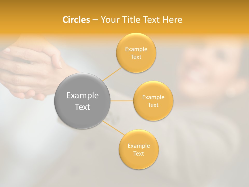 Arrangement Smile Partner PowerPoint Template