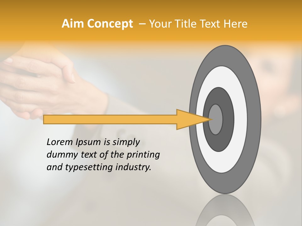 Arrangement Smile Partner PowerPoint Template