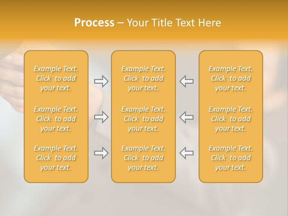 Arrangement Smile Partner PowerPoint Template