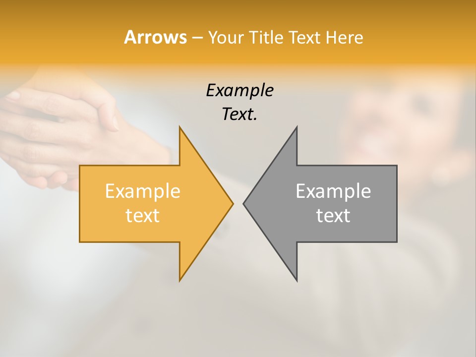 Arrangement Smile Partner PowerPoint Template