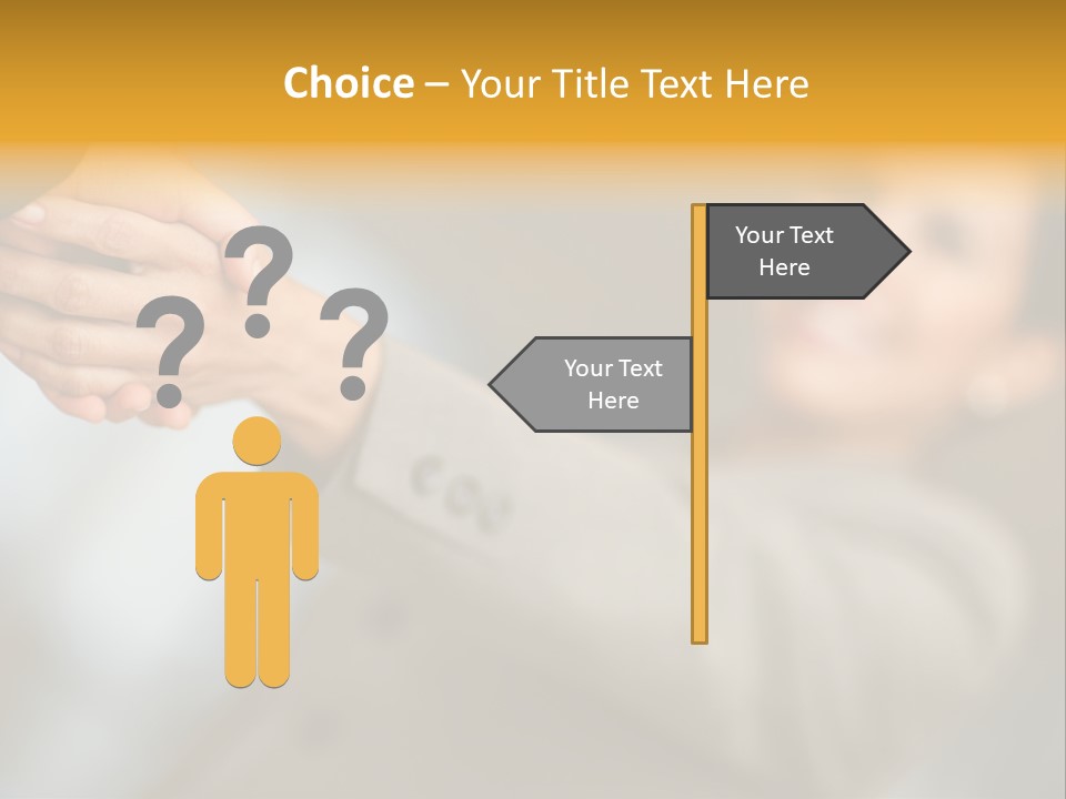 Arrangement Smile Partner PowerPoint Template