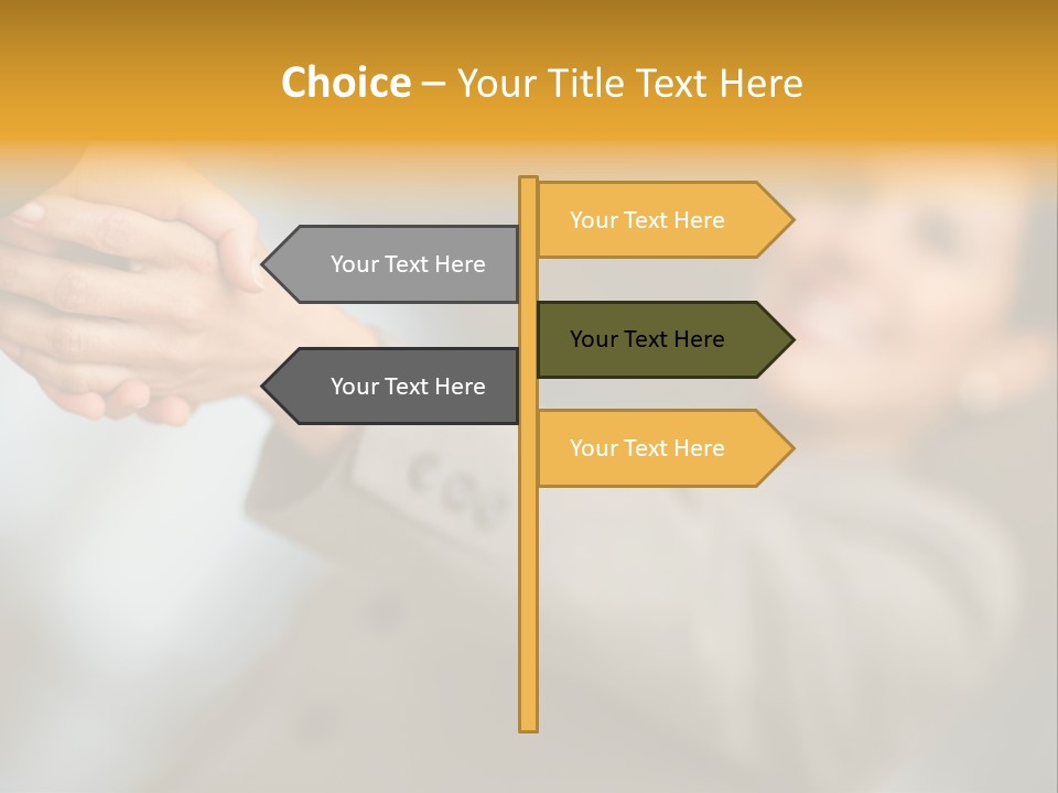 Arrangement Smile Partner PowerPoint Template