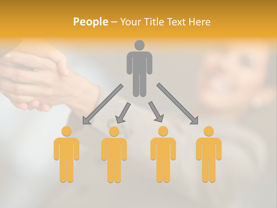 Arrangement Smile Partner PowerPoint Template