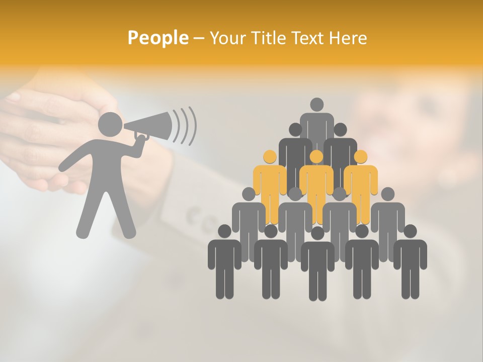 Arrangement Smile Partner PowerPoint Template