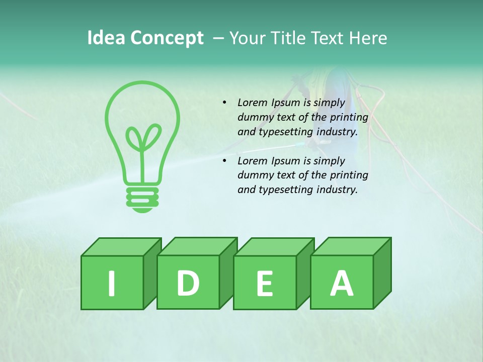 Hat Agriculture Plant PowerPoint Template