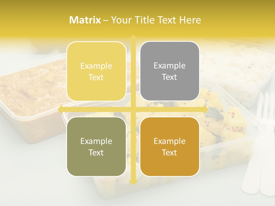 Aloo Saag Bhaji Colour PowerPoint Template