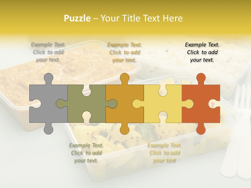 Aloo Saag Bhaji Colour PowerPoint Template