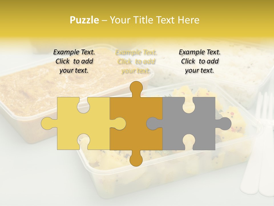 Aloo Saag Bhaji Colour PowerPoint Template