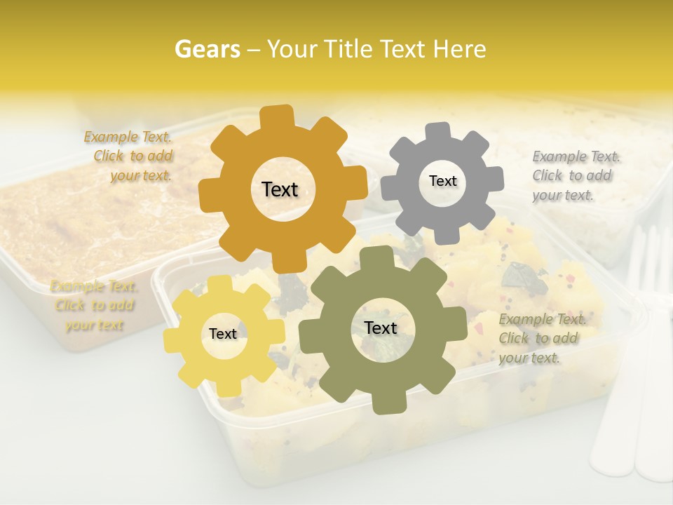 Aloo Saag Bhaji Colour PowerPoint Template