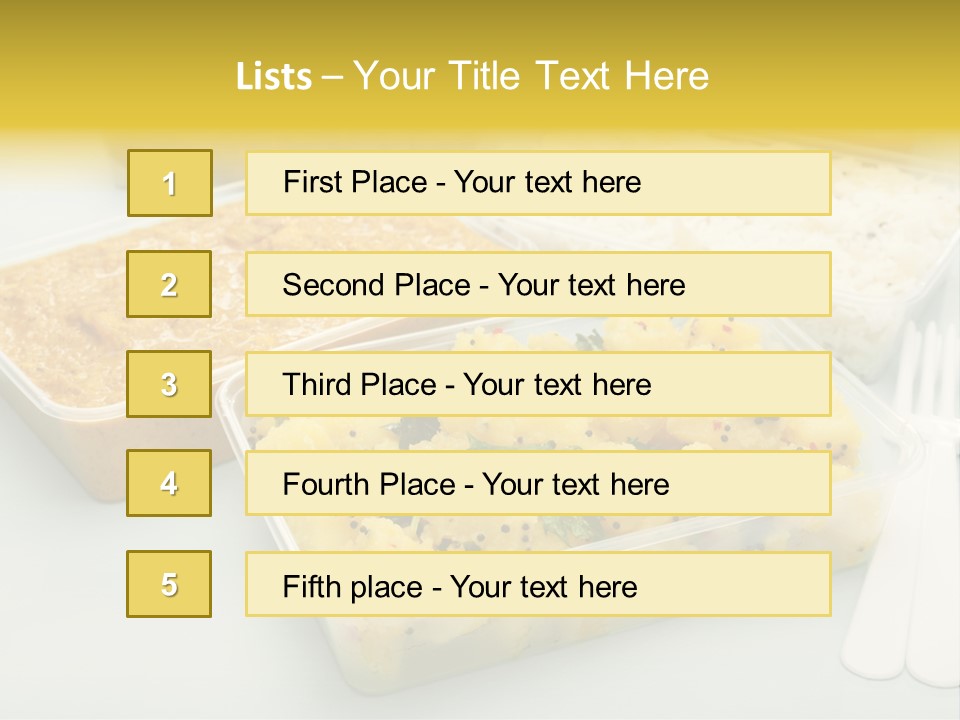 Aloo Saag Bhaji Colour PowerPoint Template