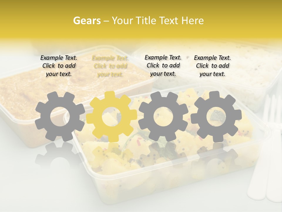 Aloo Saag Bhaji Colour PowerPoint Template