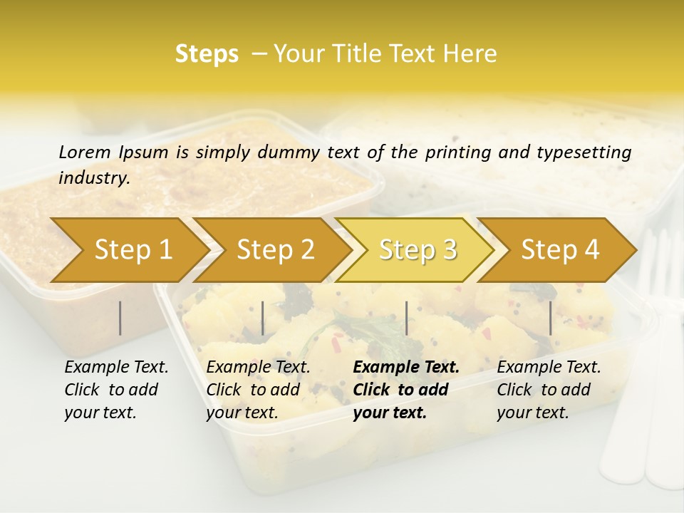 Aloo Saag Bhaji Colour PowerPoint Template