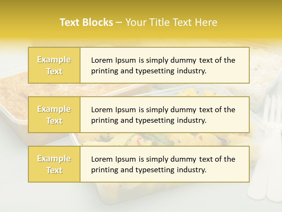 Aloo Saag Bhaji Colour PowerPoint Template