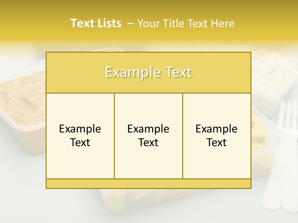 Aloo Saag Bhaji Colour PowerPoint Template