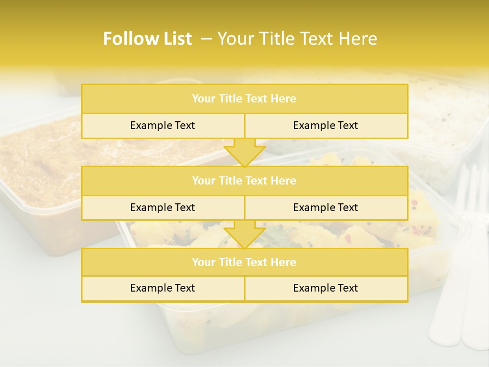 Aloo Saag Bhaji Colour PowerPoint Template