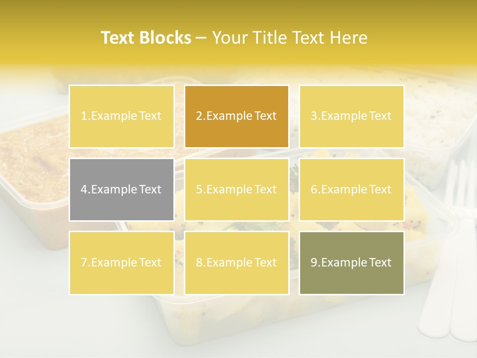 Aloo Saag Bhaji Colour PowerPoint Template