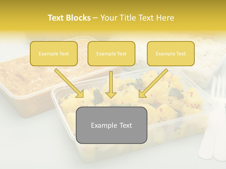 Aloo Saag Bhaji Colour PowerPoint Template