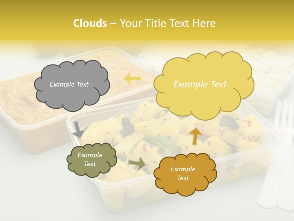 Aloo Saag Bhaji Colour PowerPoint Template