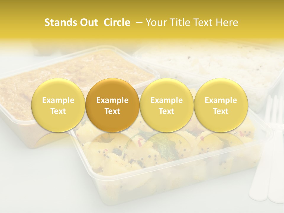 Aloo Saag Bhaji Colour PowerPoint Template