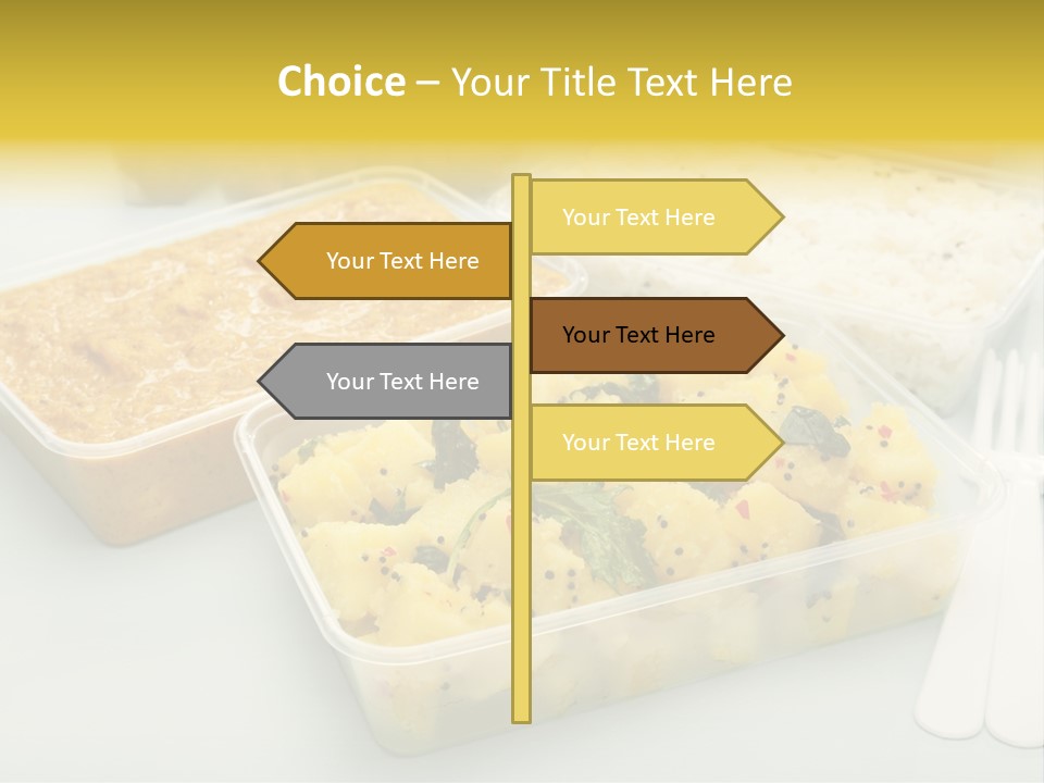 Aloo Saag Bhaji Colour PowerPoint Template