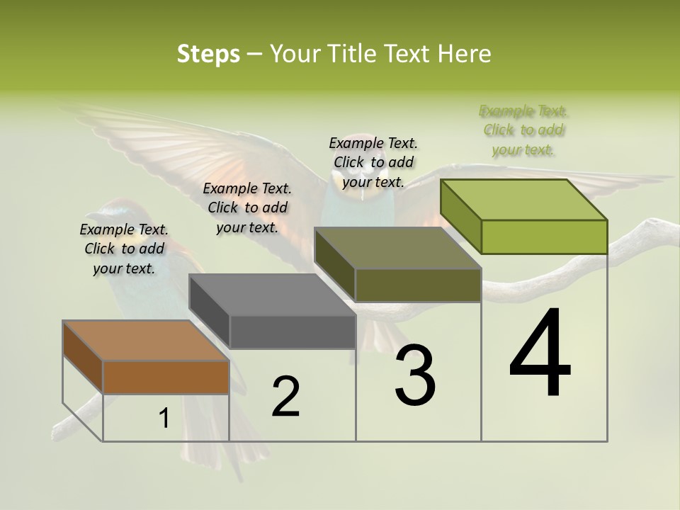 A Couple Of Birds Sitting On Top Of A Tree Branch PowerPoint Template