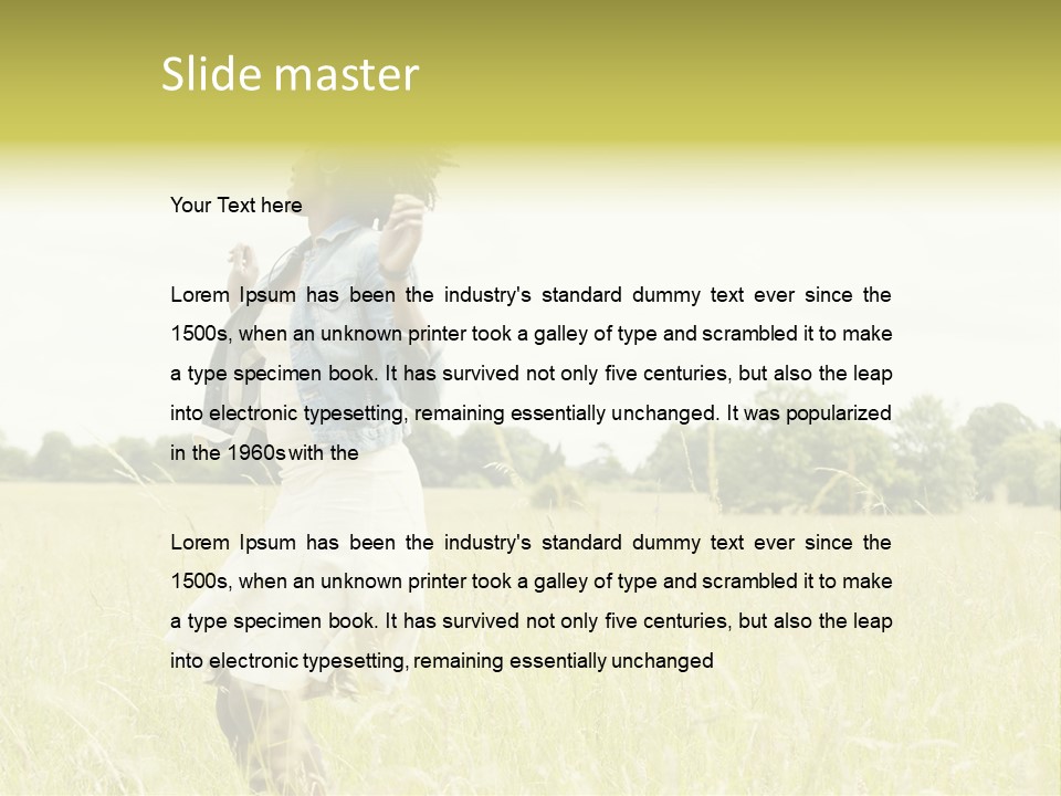 Senses Concept Rhythm PowerPoint Template