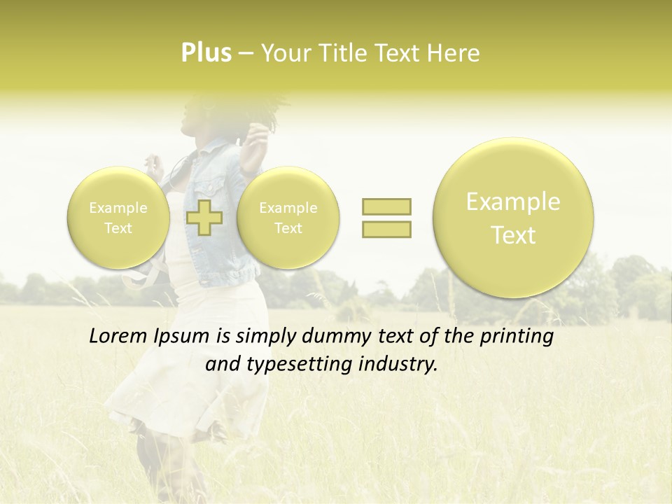 Senses Concept Rhythm PowerPoint Template