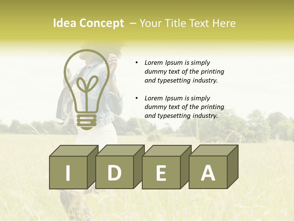Senses Concept Rhythm PowerPoint Template