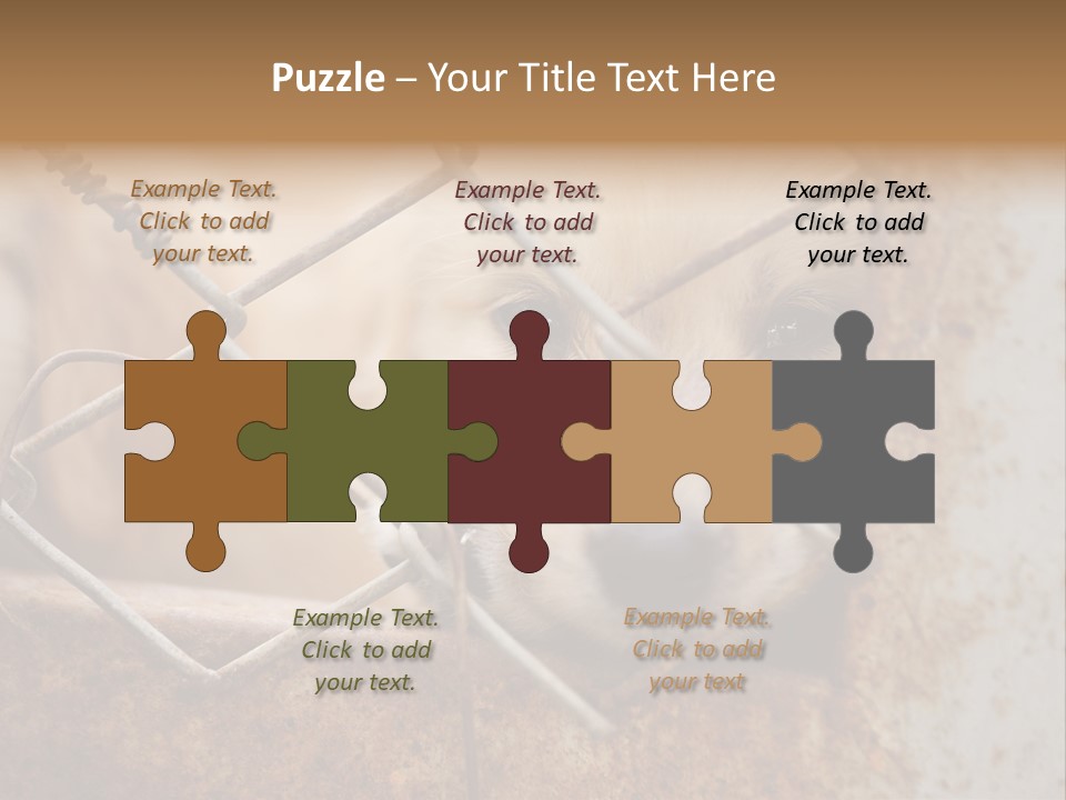 Nose One Lonely PowerPoint Template