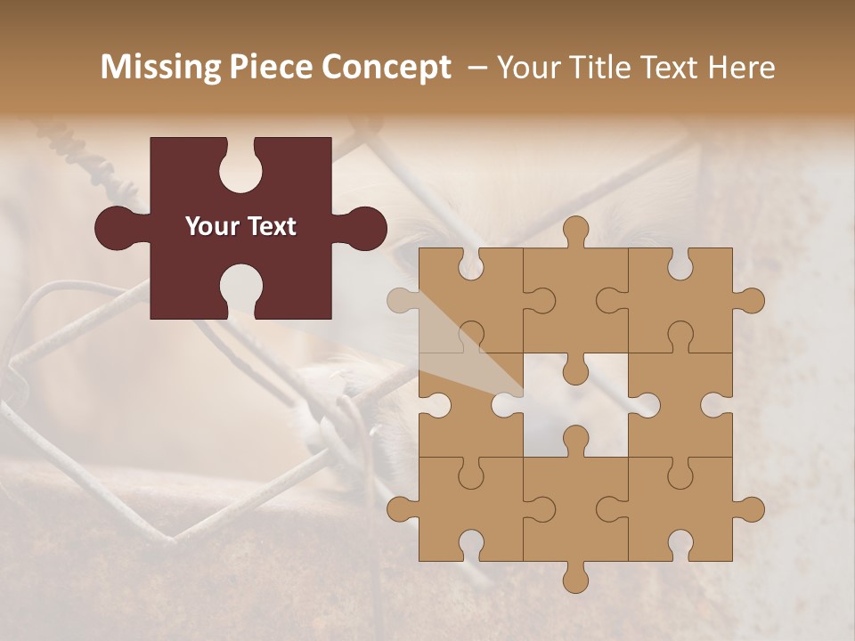 Nose One Lonely PowerPoint Template