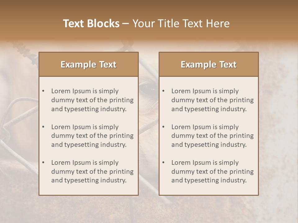 Nose One Lonely PowerPoint Template