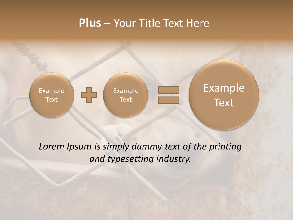 Nose One Lonely PowerPoint Template