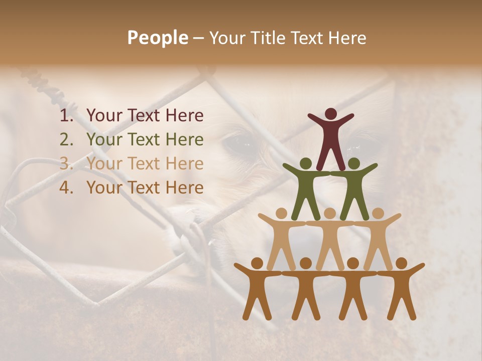 Nose One Lonely PowerPoint Template