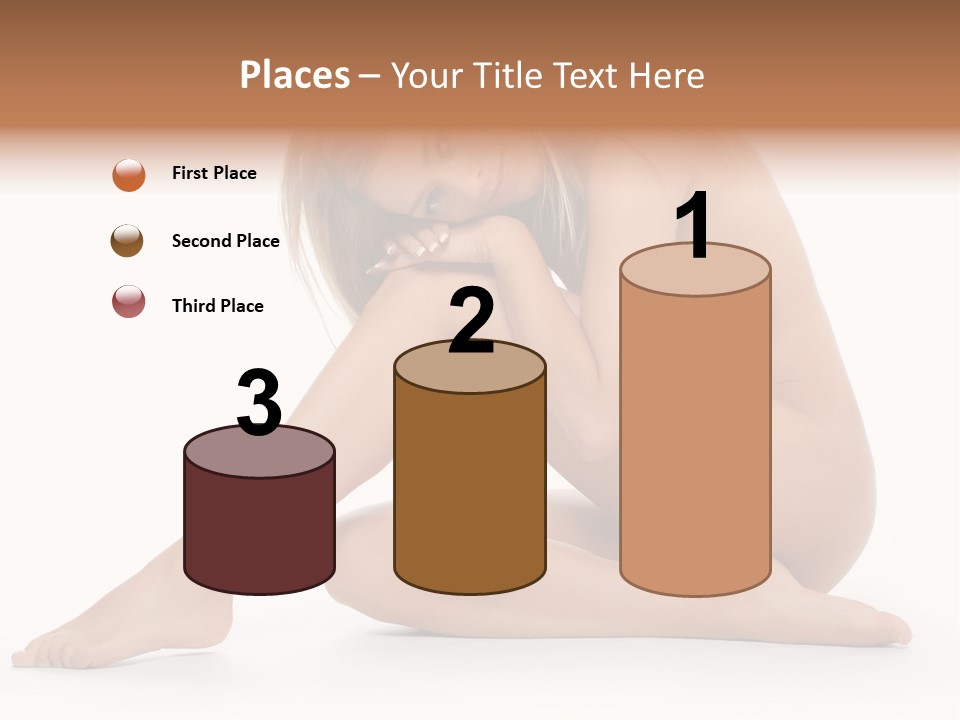 A Nude Woman Is Posing For A Picture PowerPoint Template