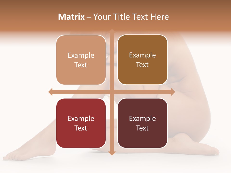 A Nude Woman Is Posing For A Picture PowerPoint Template