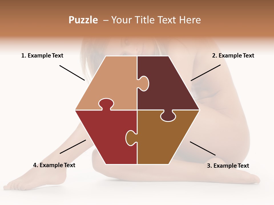 A Nude Woman Is Posing For A Picture PowerPoint Template