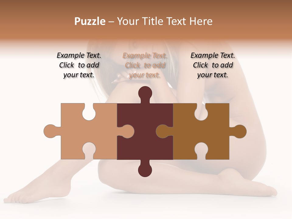 A Nude Woman Is Posing For A Picture PowerPoint Template