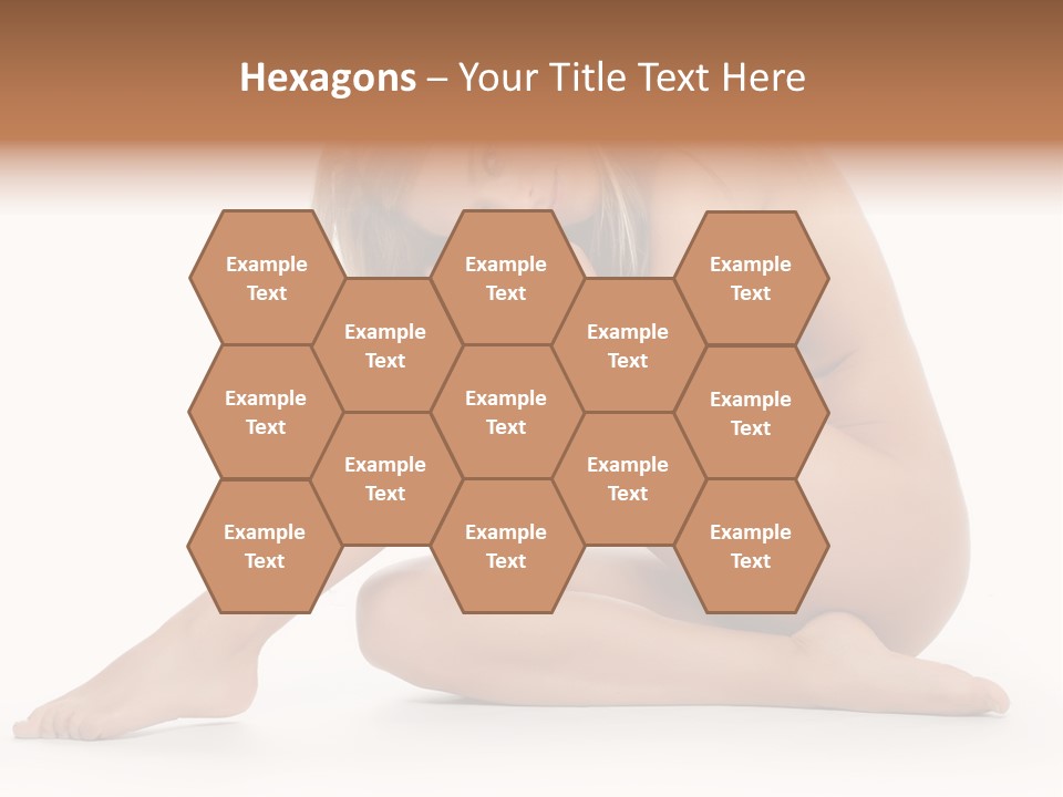 A Nude Woman Is Posing For A Picture PowerPoint Template