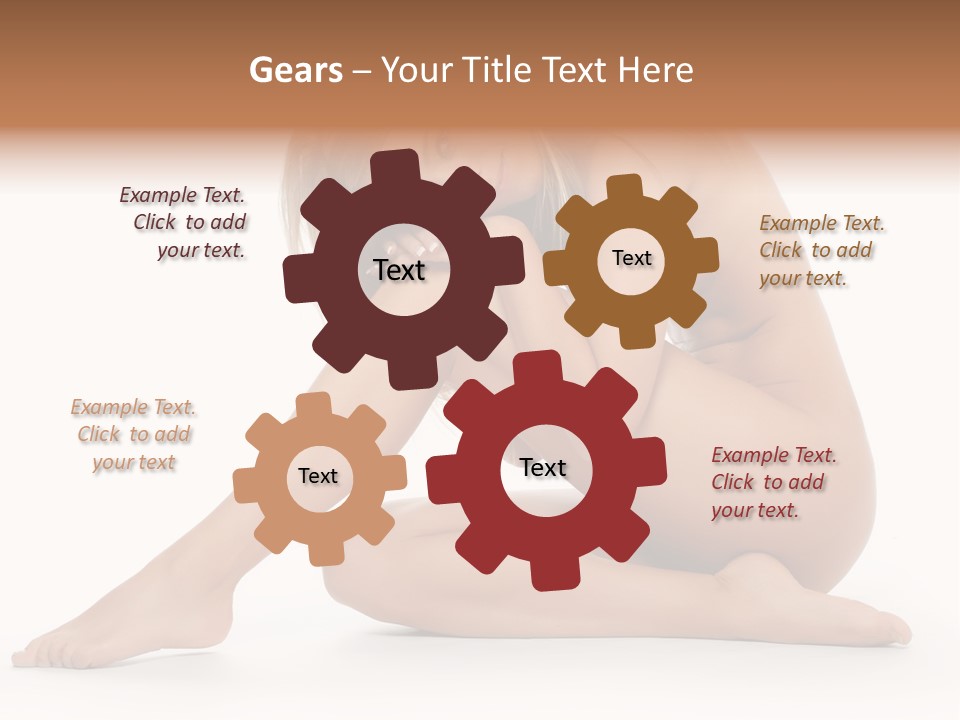 A Nude Woman Is Posing For A Picture PowerPoint Template