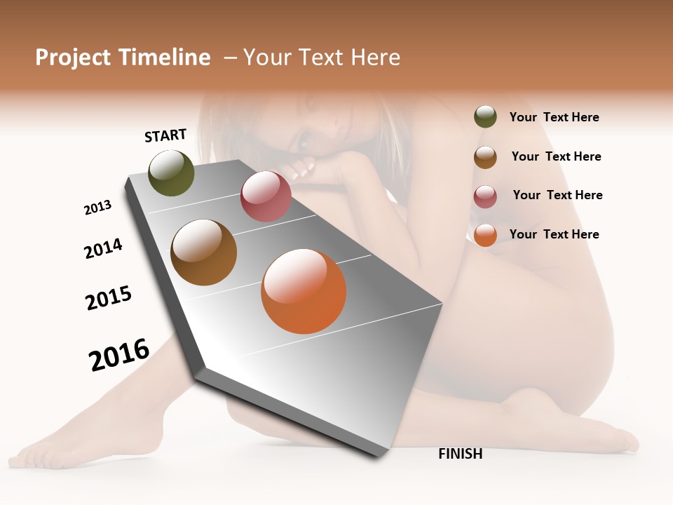 A Nude Woman Is Posing For A Picture PowerPoint Template