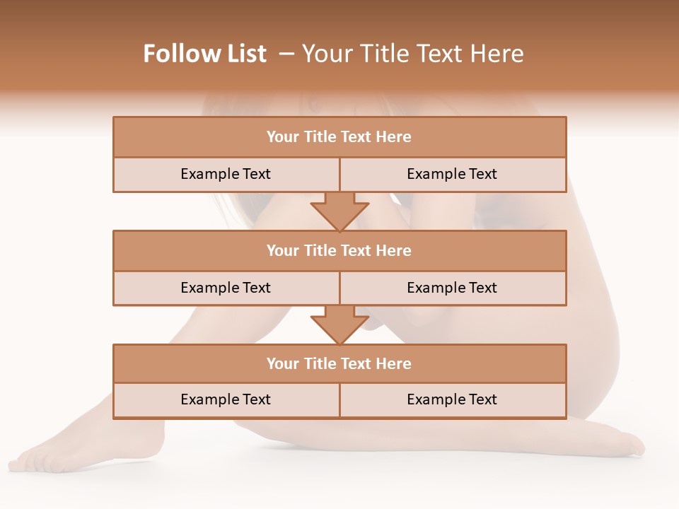 A Nude Woman Is Posing For A Picture PowerPoint Template