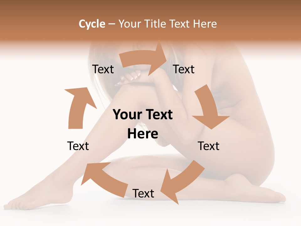 A Nude Woman Is Posing For A Picture PowerPoint Template