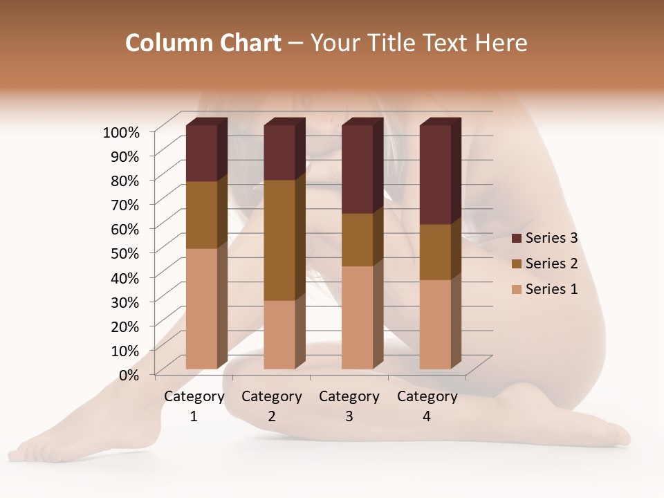 A Nude Woman Is Posing For A Picture PowerPoint Template